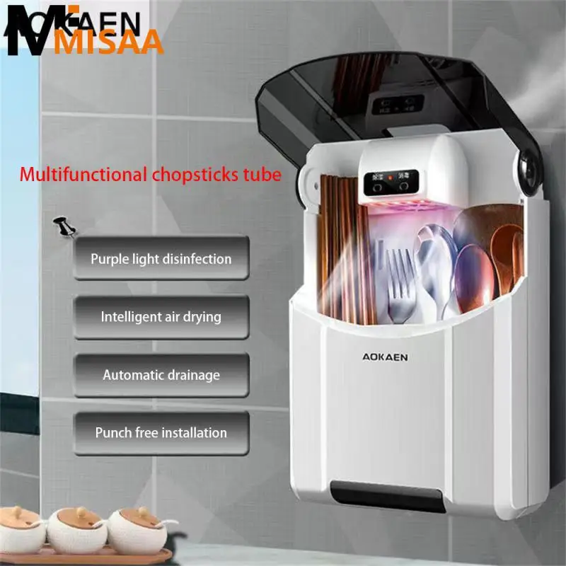 Intelligent Disinfection Chopsticks Rack Intelligent Disinfection Convenient And Hygienic Protection From Dust And Dirt Plastic 
Intelligent Disinfection Chopsticks Rack Intelligent Disinfection Convenient And Hygienic Protection From Dust And Dirt Plastic