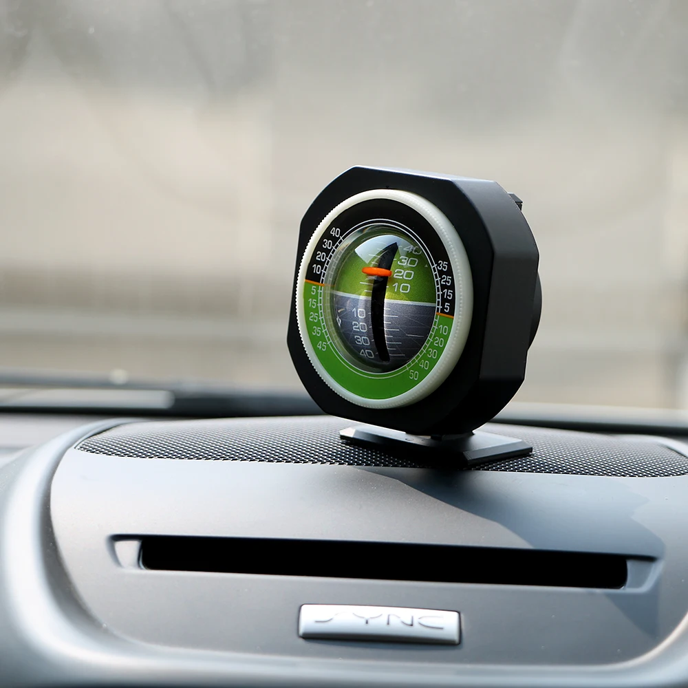 Auto Slope Meter Level Inclinometer Angle High-precision Car Vehicle Declinometer Gradient Built-in LED Car Compass Car Styling
Auto Slope Meter Level Inclinometer Angle High-precision Car Vehicle Declinometer Gradient Built-in LED Car Compass Car Styling