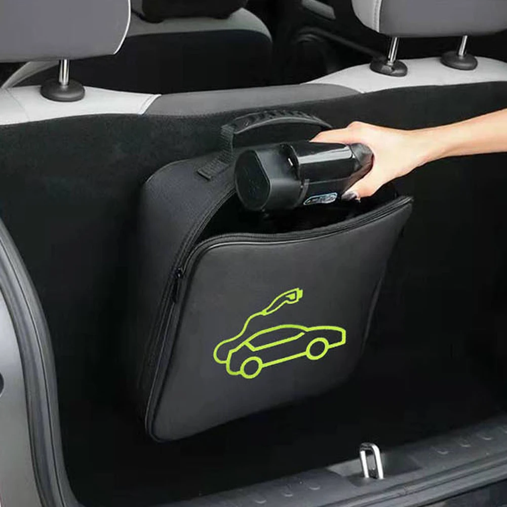 Car Charging Cable Storage Bag Jumper Carry Bag For Electric Vehicle Charger Plugs Sockets Charging Equipment Container Storage
Car Charging Cable Storage Bag Jumper Carry Bag For Electric Vehicle Charger Plugs Sockets Charging Equipment Container Storage
