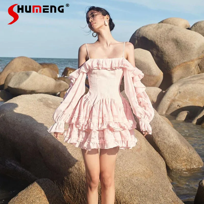 Новинка женское платье средней длины с открытыми плечами и длинным рукавом
Новинка женское платье средней длины с открытыми плечами и длинным рукавом