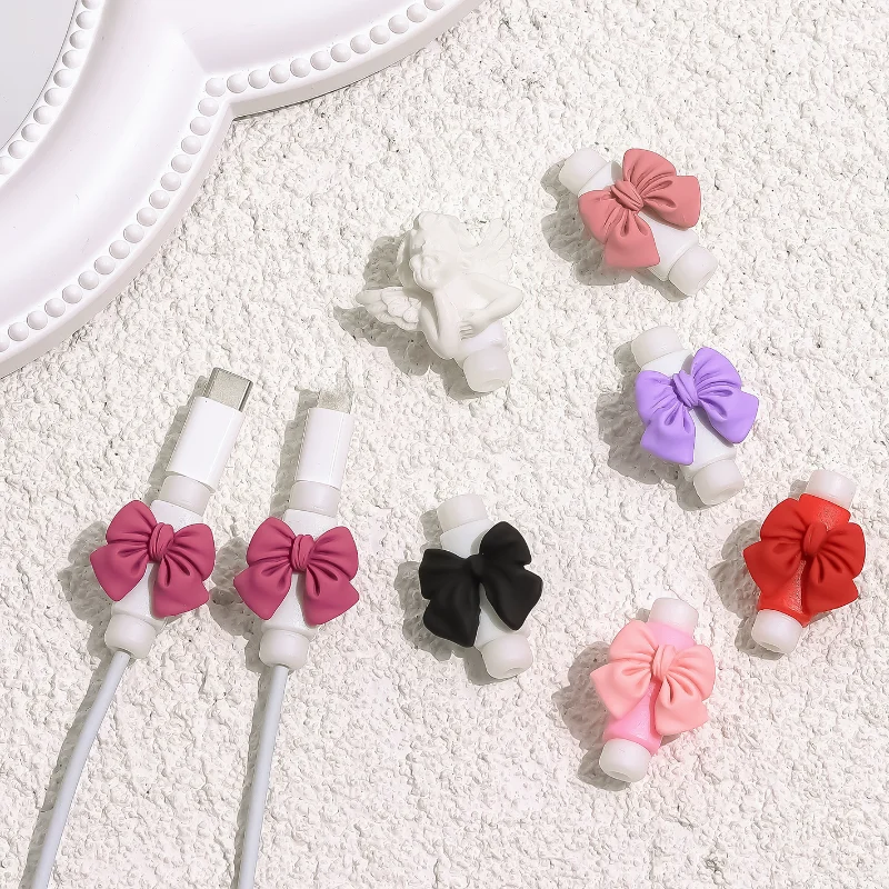 Cartoon Bow Cable Protector Cover for Iphone 13 12 11 Series Universal Phone Charger Headphone Cord Protector Accessories
Cartoon Bow Cable Protector Cover for Iphone 13 12 11 Series Universal Phone Charger Headphone Cord Protector Accessories