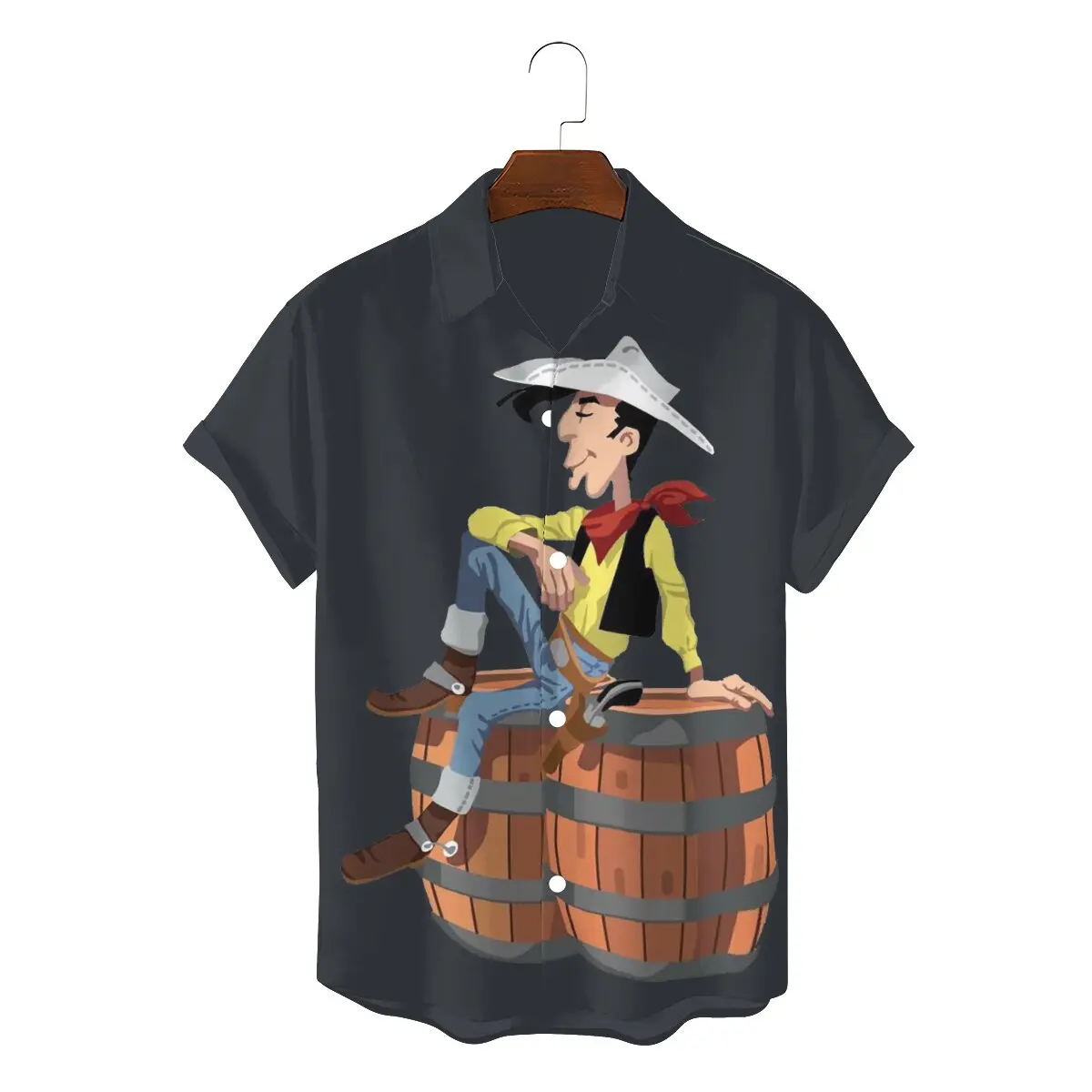 Lucky Luke Cartoon Men's Shirts Sit Distinctive 3D Shirt Harajuku Sweatshirts Hipster
Lucky Luke Cartoon Men's Shirts Sit Distinctive 3D Shirt Harajuku Sweatshirts Hipster
