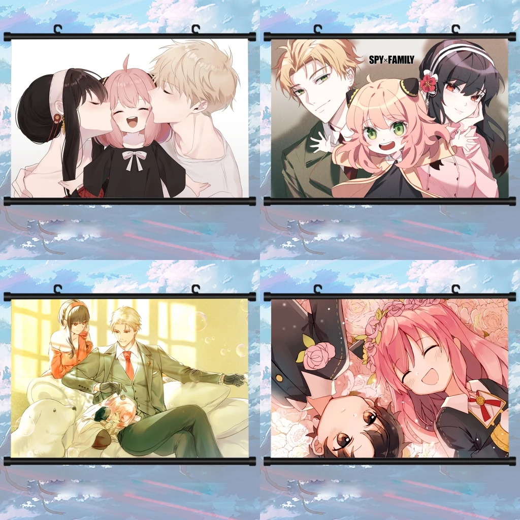 Anime SPY×FAMILY Loid Forger YorForger Anya Forger Twilight Thorn Princess Wall Scroll Painting Mural Poster HD Decor Collection
Anime SPY×FAMILY Loid Forger YorForger Anya Forger Twilight Thorn Princess Wall Scroll Painting Mural Poster HD Decor Collection