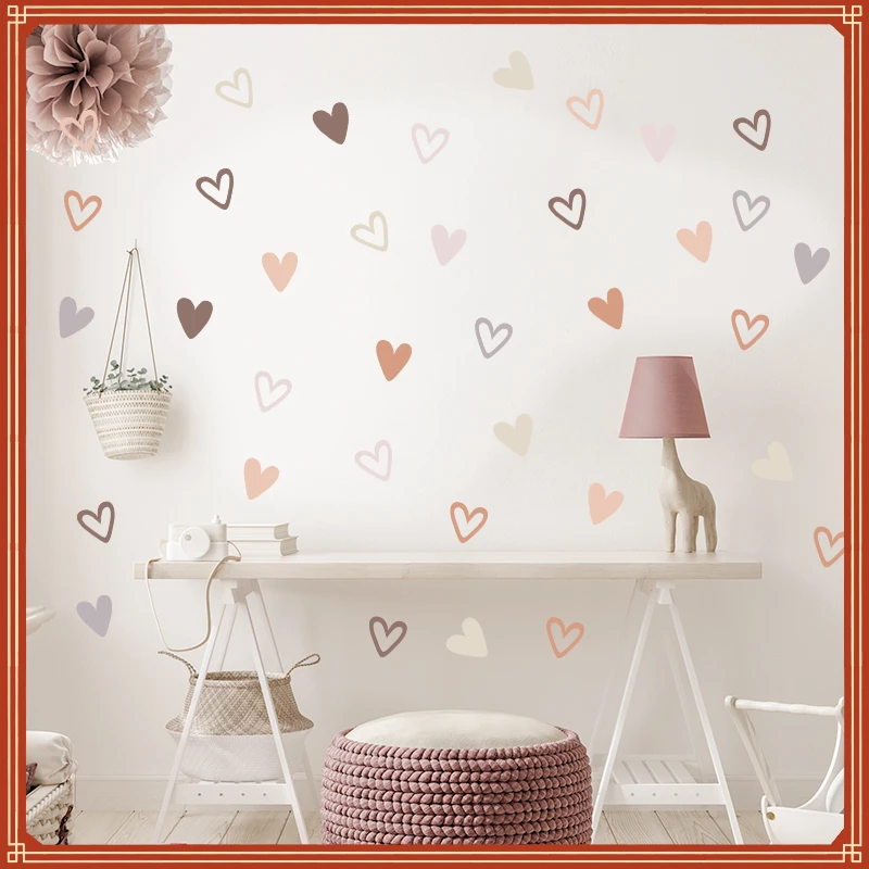 New in Heart Shape Trendy Boho Style Wall Stickers Bohemian Wall Decals for Living Room Bedroom Nursery Room Kids Room Home Deco
New in Heart Shape Trendy Boho Style Wall Stickers Bohemian Wall Decals for Living Room Bedroom Nursery Room Kids Room Home Deco