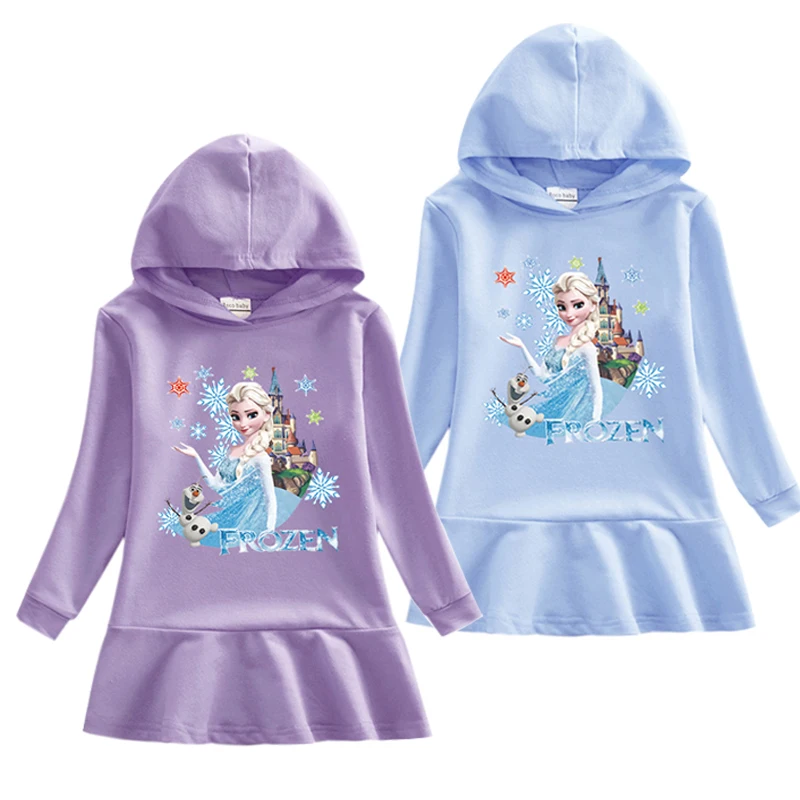 Princess Eisa Printed Children's Hoodie Dress Girls Autumn Fashion Cotton Hooded Long Sleeve Top Comfortable Warm Casual Wear
Princess Eisa Printed Children's Hoodie Dress Girls Autumn Fashion Cotton Hooded Long Sleeve Top Comfortable Warm Casual Wear