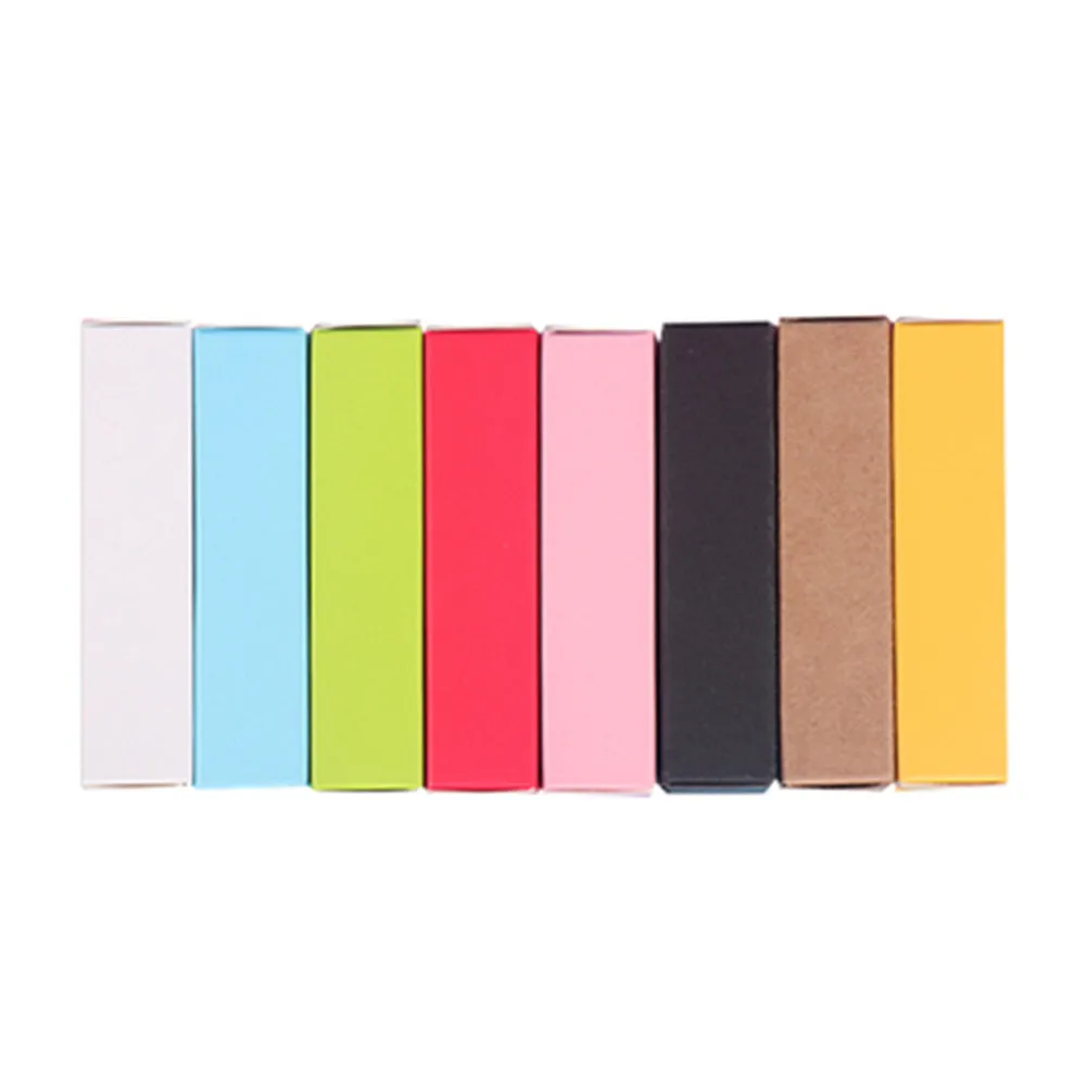 500Pcs/Lot Foldable Dustproof Pack for Lipstick Small Candle Gift Cosmetics Perfume DIY Colorful Kraft Paper Reusable Box
500Pcs/Lot Foldable Dustproof Pack for Lipstick Small Candle Gift Cosmetics Perfume DIY Colorful Kraft Paper Reusable Box