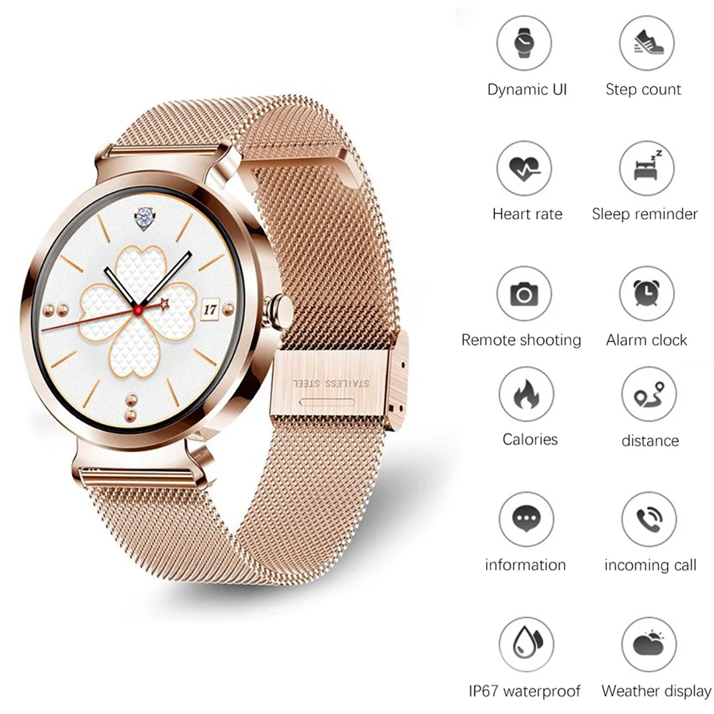 2023Women Smart Watch Sports with Blood Pressure Fashion Female Monitor All Day Heart Rate Tracking Support Custom Dial Bracelet
2023Women Smart Watch Sports with Blood Pressure Fashion Female Monitor All Day Heart Rate Tracking Support Custom Dial Bracelet