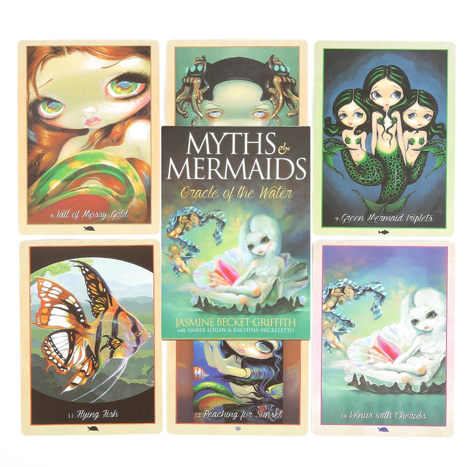 

Myths Mermaids Oracle Of The Water Love Oracle Deck Tarot Deck Oracles Card Mysterious Divination For Women Girls Cards Game