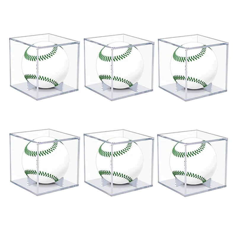 6Pcs Baseball Display Case,UV Protected Acrylic Display Box,Clear Display Case Memorabilia Autograph Ball Showcase
6Pcs Baseball Display Case,UV Protected Acrylic Display Box,Clear Display Case Memorabilia Autograph Ball Showcase