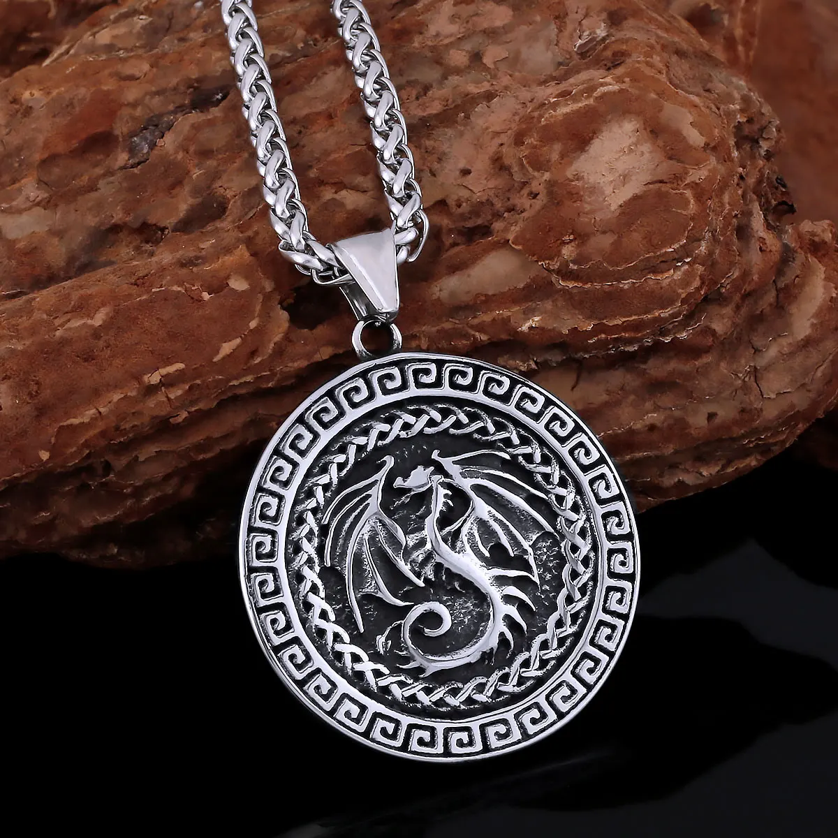 316L Stainless Steel Retro Odin Viking Necklace Nordic Men's Scandinavian Stainless Steel Amulet Rune Pendant Jewelry for Teens
316L Stainless Steel Retro Odin Viking Necklace Nordic Men's Scandinavian Stainless Steel Amulet Rune Pendant Jewelry for Teens