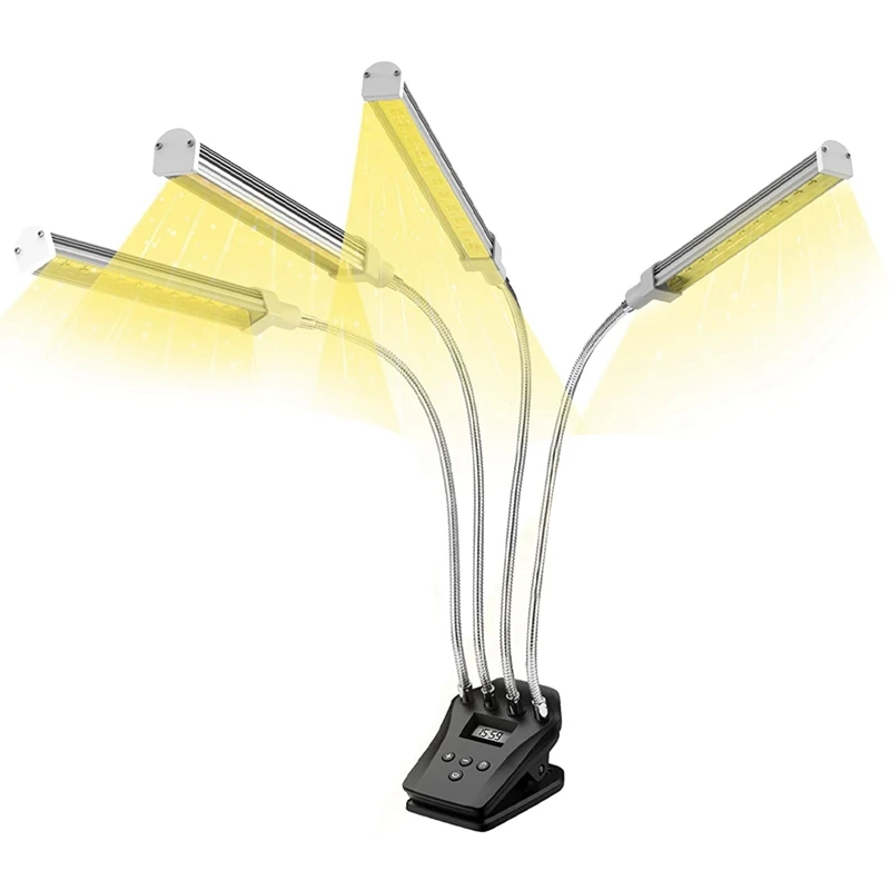 Plant Grow Light, Full Spectrum Grow Light For Indoor Plants With LCD Timer, Plant Growing Lamp With Table Clip US Plug
Plant Grow Light, Full Spectrum Grow Light For Indoor Plants With LCD Timer, Plant Growing Lamp With Table Clip US Plug