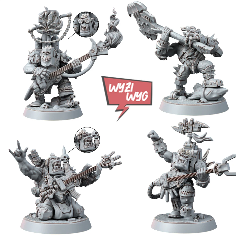 Ork Gun Rokker, Chaos Warrior Berseker, Wargame Miniatures, Figure, Terrain and Bases, RPJ, TRPJ, Pathfinder, Infi
Ork Gun Rokker, Chaos Warrior Berseker, Wargame Miniatures, Figure, Terrain and Bases, RPJ, TRPJ, Pathfinder, Infi