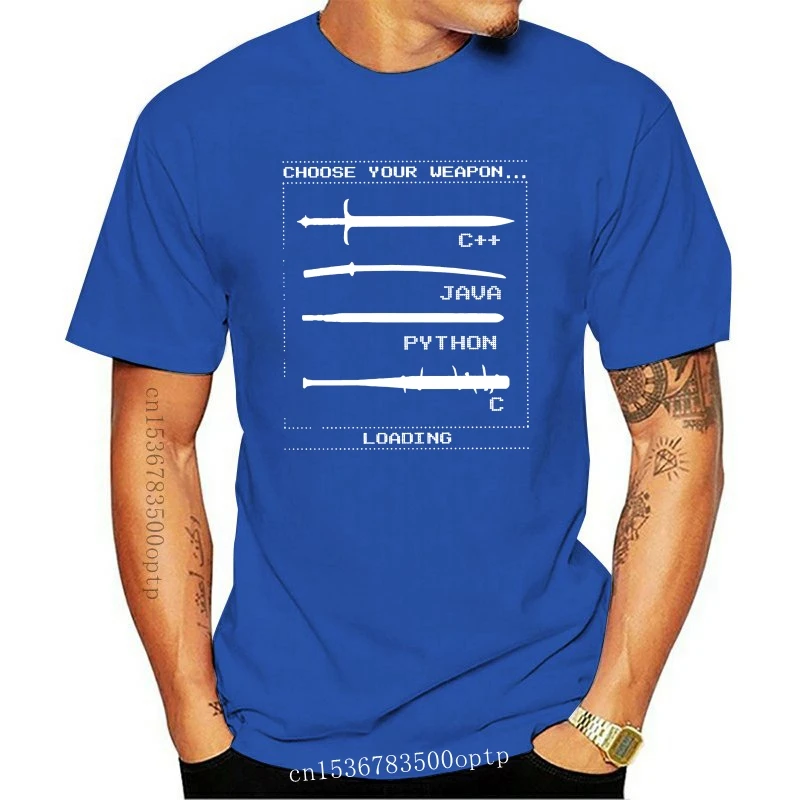 Мужская одежда новая крутая футболка с круглым вырезом забавная C Java Python