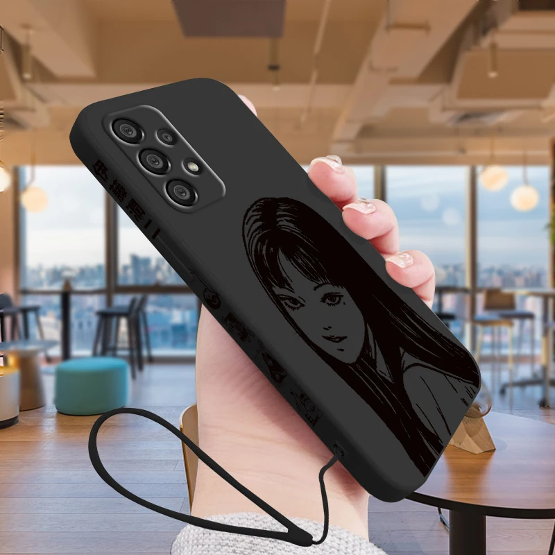 Junji Ito Tomie Kawakami For Samsung A73 A53 A33 A52 A32 A71 A51 A21S A03S A50 A30 5G Phone Case Liquid Left Rope Cover
Junji Ito Tomie Kawakami For Samsung A73 A53 A33 A52 A32 A71 A51 A21S A03S A50 A30 5G Phone Case Liquid Left Rope Cover