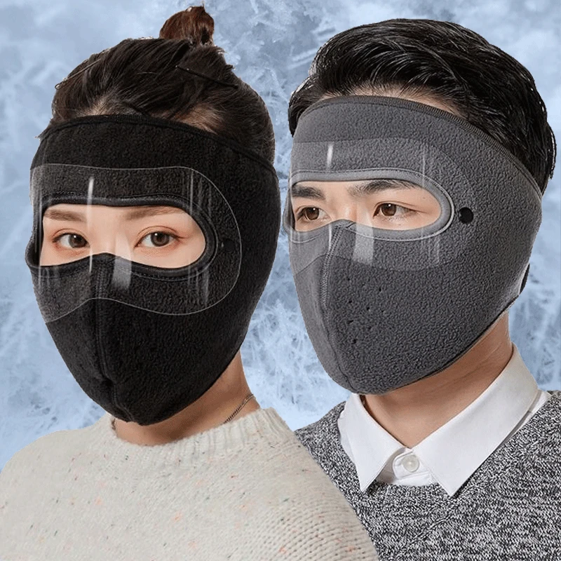 Winter Cold Face Fleece Mask Windproof Men Women Skiing Snowboarding Motorcycling Outdoor with HD Goggles Sports Balaclava
Winter Cold Face Fleece Mask Windproof Men Women Skiing Snowboarding Motorcycling Outdoor with HD Goggles Sports Balaclava