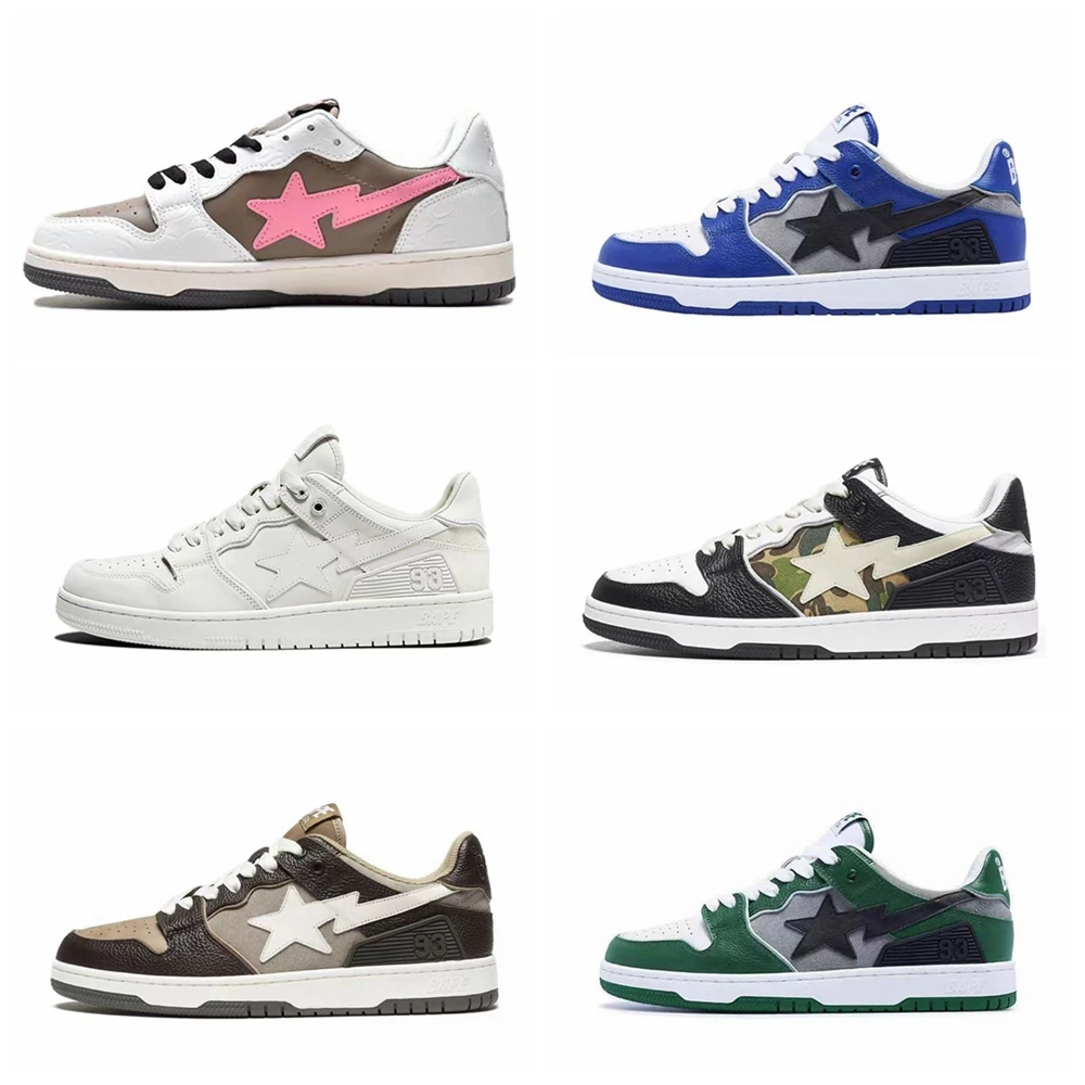 Мужские и женские спортивные кроссовки Bapesta-clgz Sk8 Vibe Bapesta, дышащие Нескользящие кроссовки унисекс Bapesta, обувь для прогулок на открытом воздухе 21
Мужские и женские спортивные кроссовки Bapesta-clgz Sk8 Vibe Bapesta, дышащие Нескользящие кроссовки унисекс Bapesta, обувь для прогулок на открытом воздухе 21