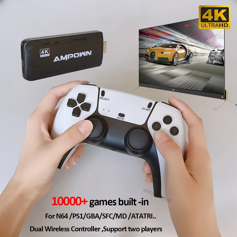 Retro Console Video Gaming Consola De Jeux Arcade Jogos Emulador Game Stick 10000 Games Wireless Controller Videogame For PS1
Retro Console Video Gaming Consola De Jeux Arcade Jogos Emulador Game Stick 10000 Games Wireless Controller Videogame For PS1