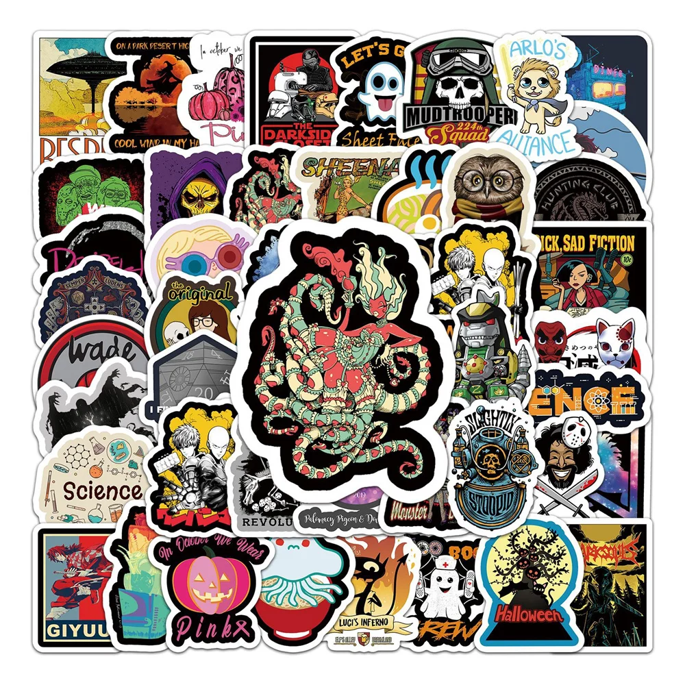 10/30/50PCS Cartoon European And American Retro Creative Graffiti Stickers Bicycle Scooter Car Helmet Laptop Computer Wholesale
10/30/50PCS Cartoon European And American Retro Creative Graffiti Stickers Bicycle Scooter Car Helmet Laptop Computer Wholesale