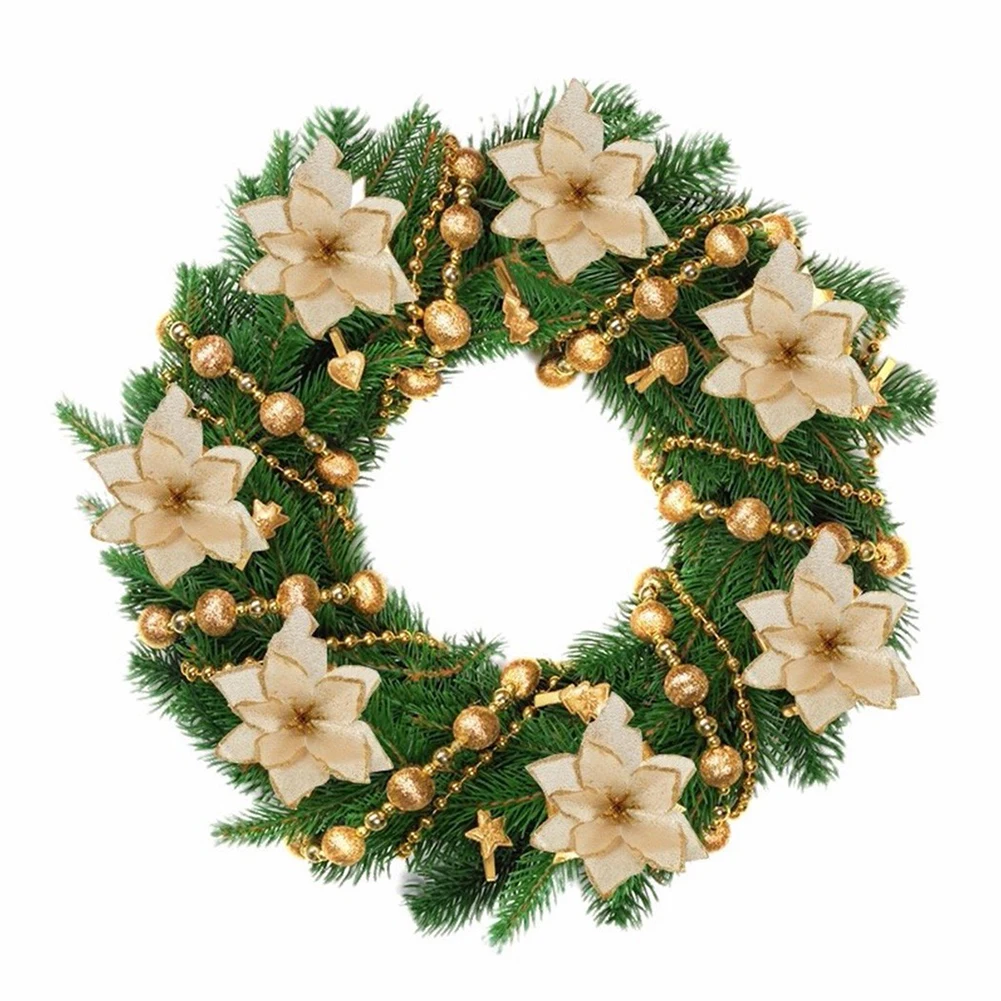 Festival High Qulity Decoration Suitable For Public Festive Festivals And Shopping Malls Decoration Christmas Flower 1PC Gold
Festival High Qulity Decoration Suitable For Public Festive Festivals And Shopping Malls Decoration Christmas Flower 1PC Gold