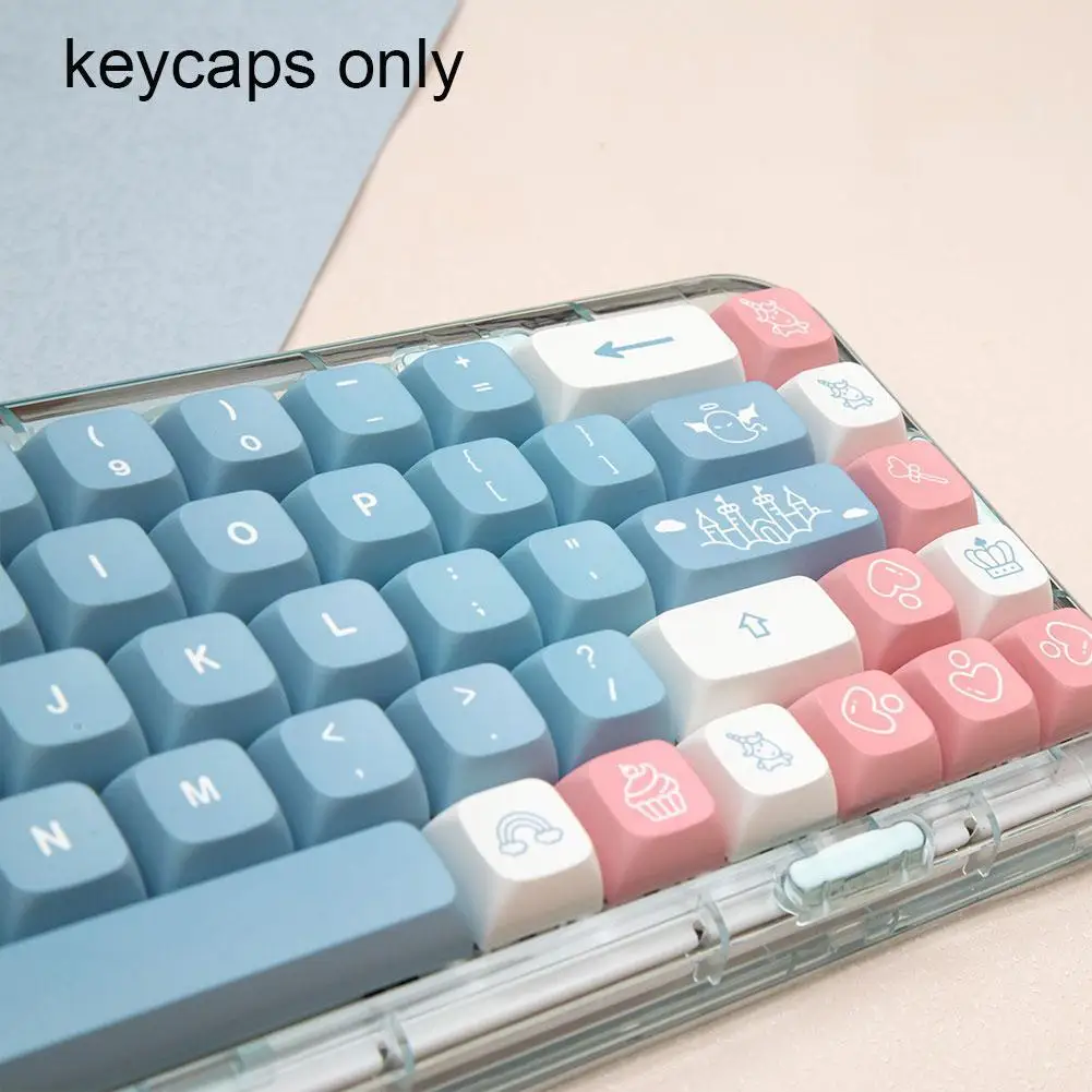 

134 Keys Sky City Keycaps Set PBT Dye Sublimation XDA Profile For MX Switch 61/64/68/78/84/87/96/98/104/108 Mechanical Keyboard