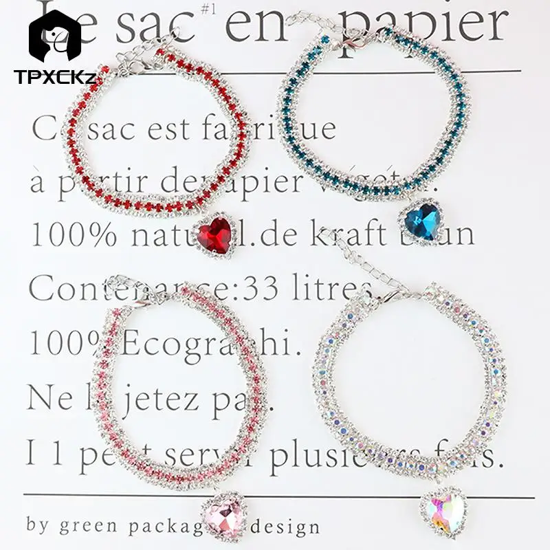 DIY Cute Luxury Pet Collar Pet Cat Dog Collar Love Pendant Pet Supplies Love Crystal Luxury Collar Kitten Collar Cat Necklace
DIY Cute Luxury Pet Collar Pet Cat Dog Collar Love Pendant Pet Supplies Love Crystal Luxury Collar Kitten Collar Cat Necklace
