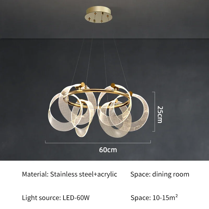 LED потолочная люстра из металла и акрила
LED потолочная люстра из металла и акрила
