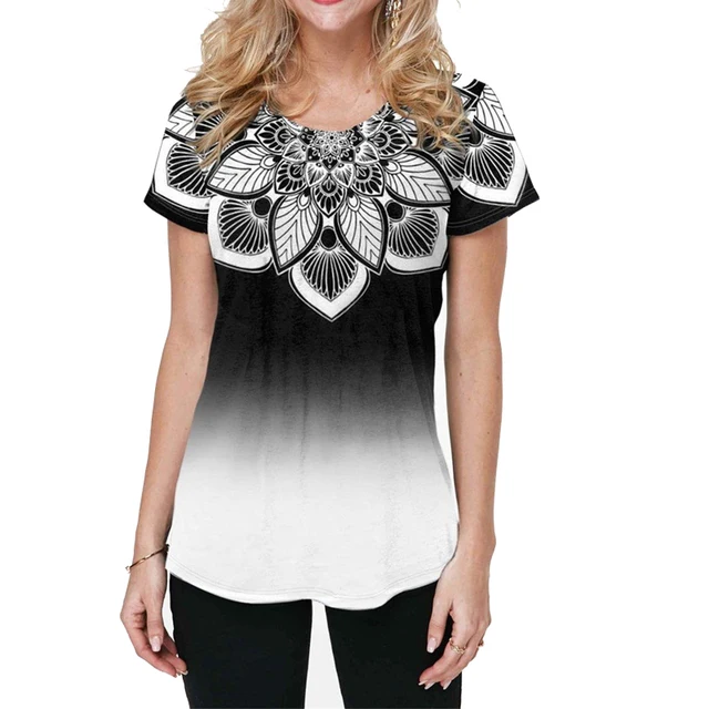 New Women T-shirt 3D Fashion Printing Gradient Harajuku T Shirt Oversized Tee for Ladies Clothing Short Sleeve O-Neck Top
New Women T-shirt 3D Fashion Printing Gradient Harajuku T Shirt Oversized Tee for Ladies Clothing Short Sleeve O-Neck Top
