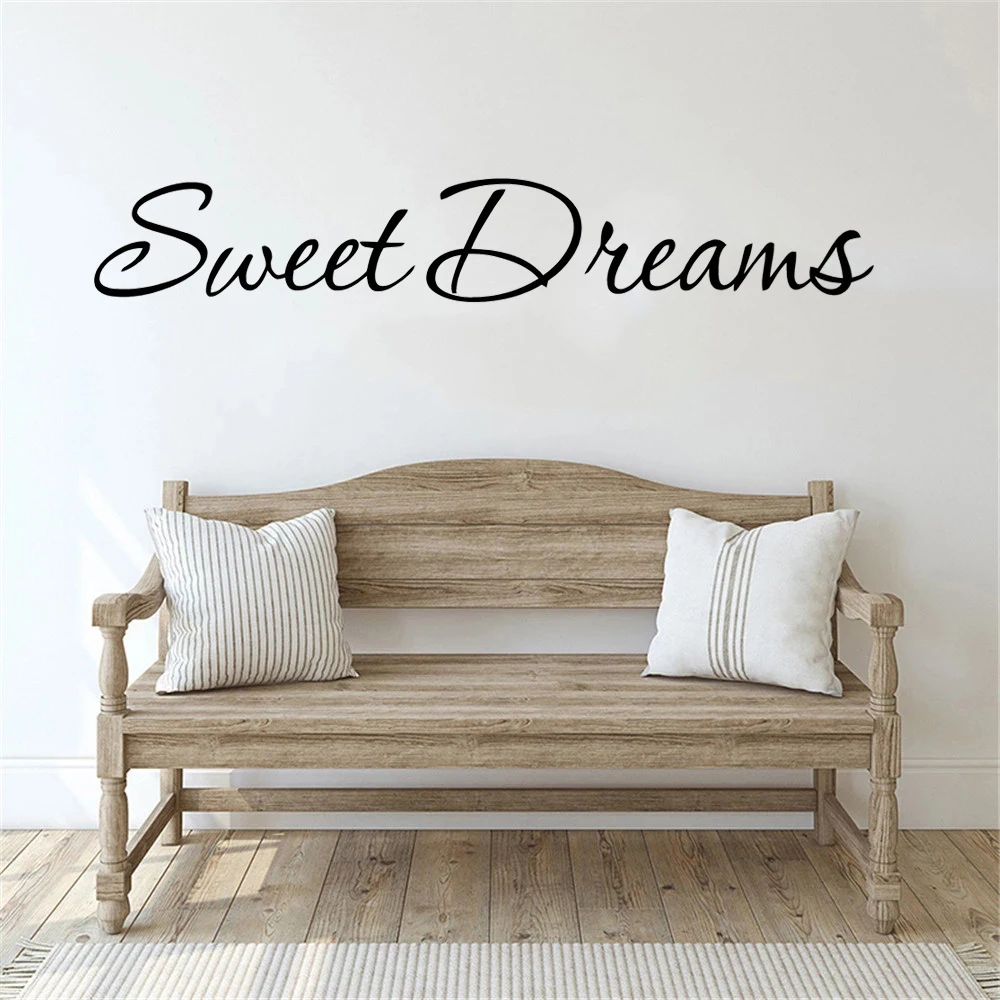 Sweet Dreams Quotes Wall Decals Vinyl Stickers For Kids Bedroom Nursery Livingroom Decoration Murals Removable Wallpaper HJ1679
Sweet Dreams Quotes Wall Decals Vinyl Stickers For Kids Bedroom Nursery Livingroom Decoration Murals Removable Wallpaper HJ1679