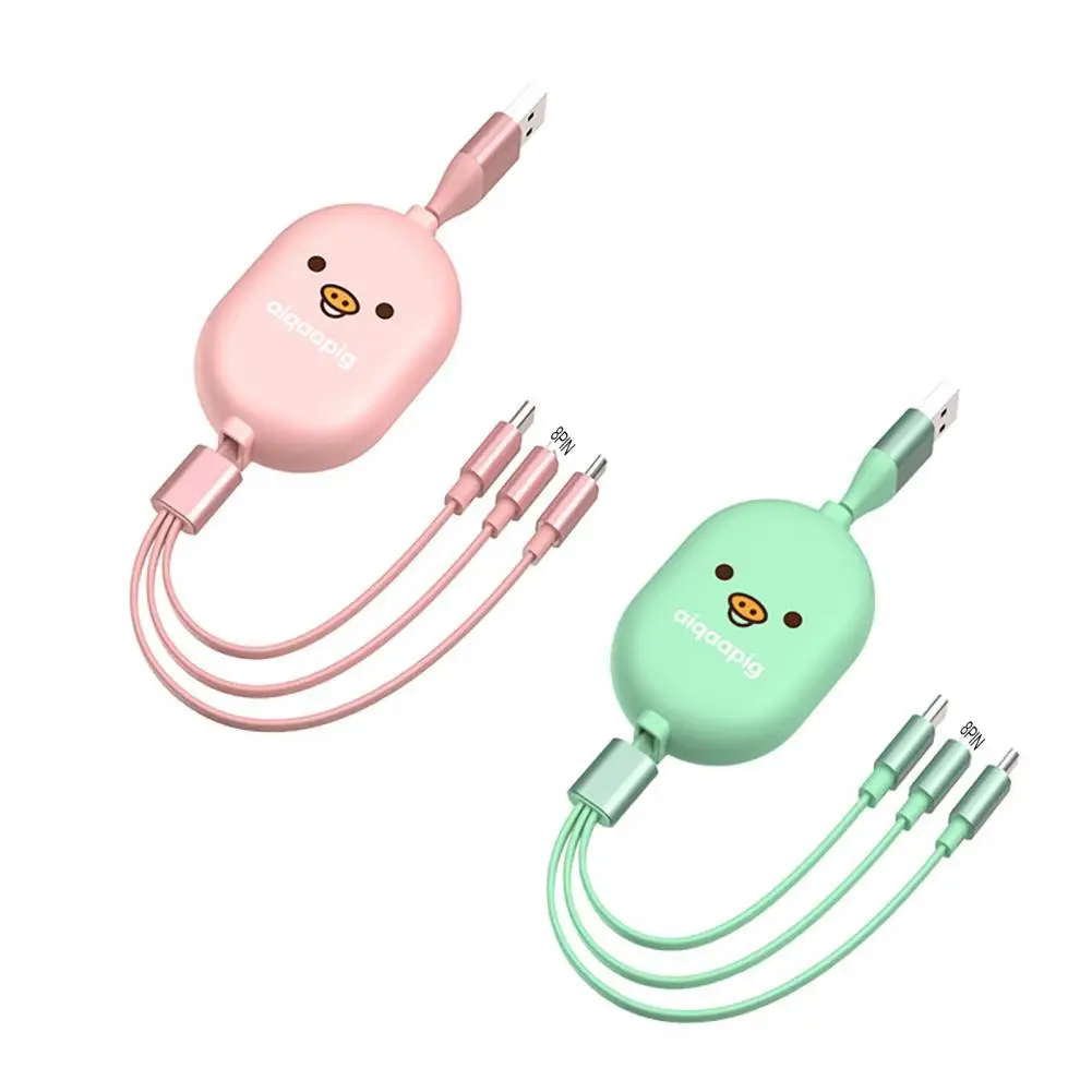 3 in 1 Retractable USB Cable Fast Charger 3A Data Cable Cord Wire Type-C Micro For iOS, Samsung iPhone Huawei Xiaomi
3 in 1 Retractable USB Cable Fast Charger 3A Data Cable Cord Wire Type-C Micro For iOS, Samsung iPhone Huawei Xiaomi