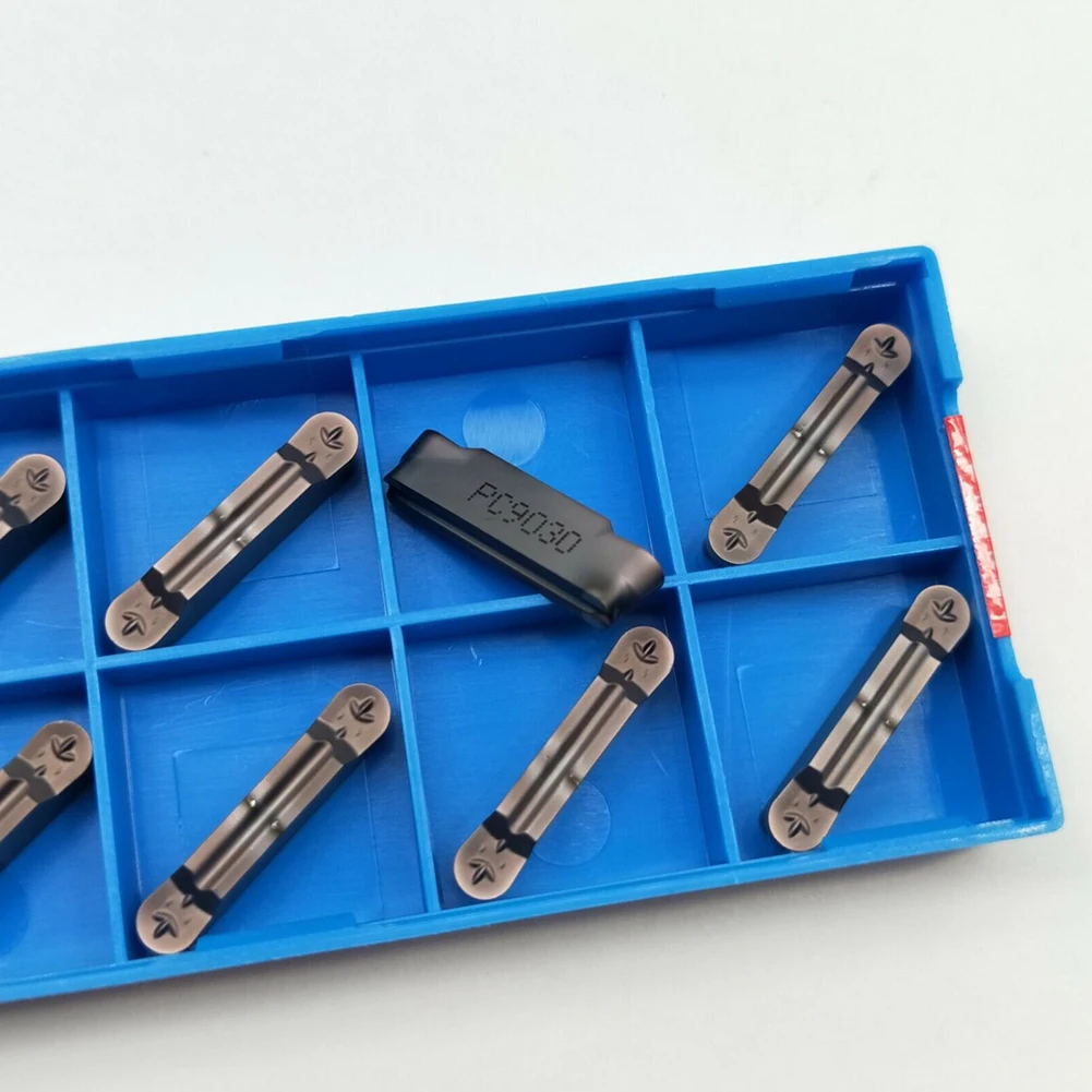 Toolholding Insert CNC Carbide Grooving Insert MGEHR MRMN400-M Metalworking PC9030 10pcs/box For Semi-finishing
Toolholding Insert CNC Carbide Grooving Insert MGEHR MRMN400-M Metalworking PC9030 10pcs/box For Semi-finishing