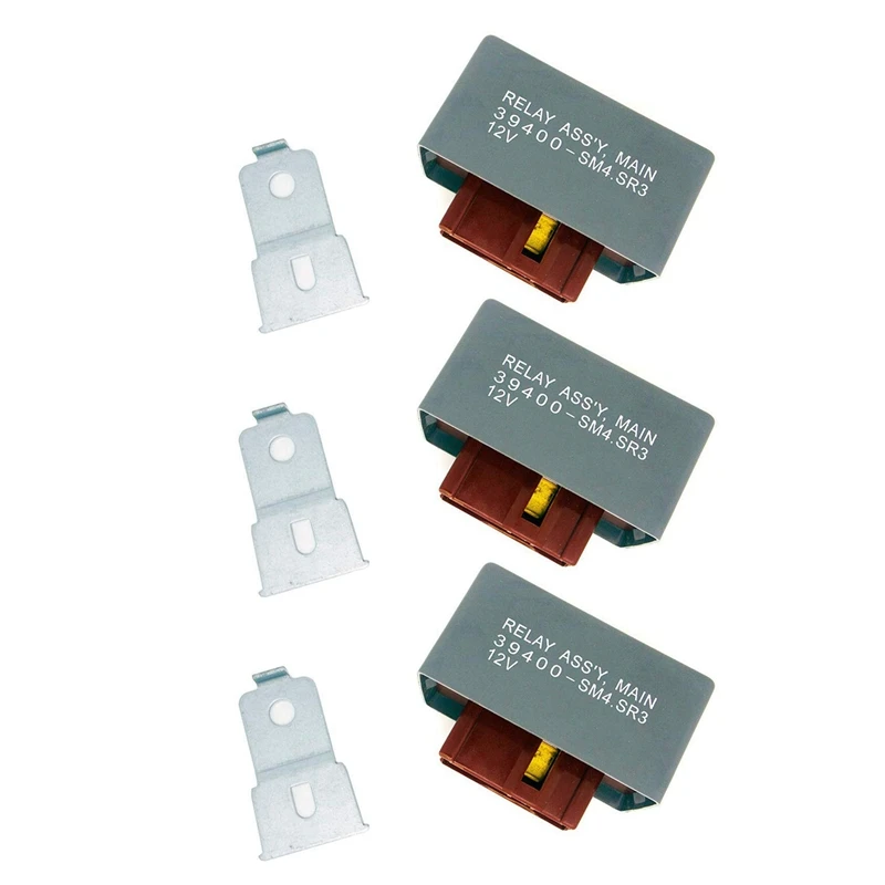 3X Fuel Pump Main Relay 39400-SM4-A00 For Acura CL Integra TL Honda Accord Civic Del Sol CR-V Odyssey 3 1998-2002
3X Fuel Pump Main Relay 39400-SM4-A00 For Acura CL Integra TL Honda Accord Civic Del Sol CR-V Odyssey 3 1998-2002