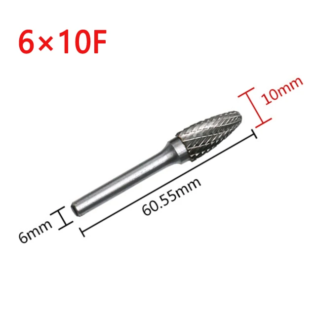 6x10mm Tungsten Carbide Burrs Rotary Drill Grinder Carving Bit Double Grain Grinding Mold Grinder Milling Cutter Column Tool
6x10mm Tungsten Carbide Burrs Rotary Drill Grinder Carving Bit Double Grain Grinding Mold Grinder Milling Cutter Column Tool
