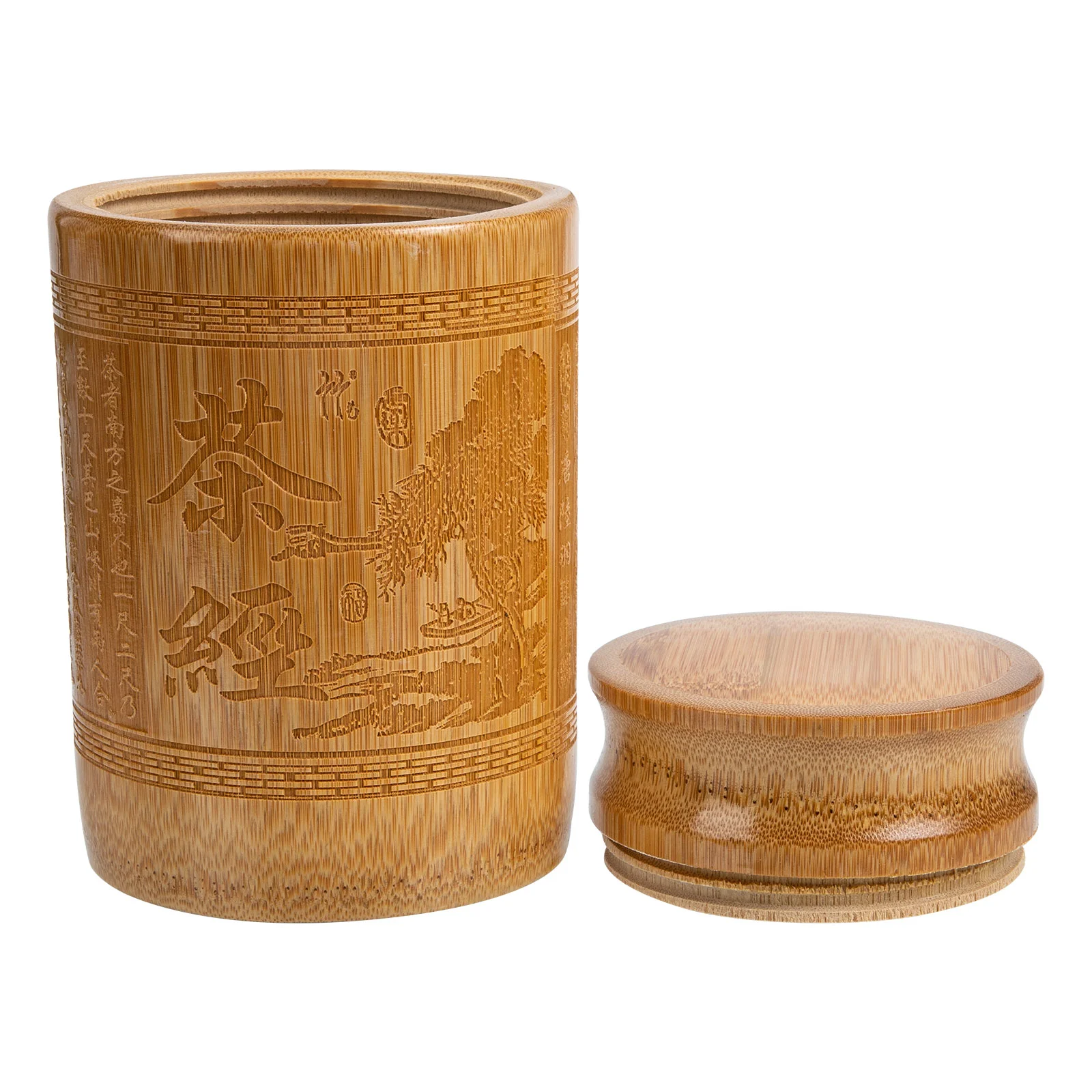 Multi-function Bamboo Tea Container Tea Leaf Storage Jar Natural Style Bamboo Tea Container
Multi-function Bamboo Tea Container Tea Leaf Storage Jar Natural Style Bamboo Tea Container