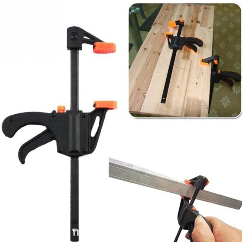 1Pc 4 Inch F Clamp Clip Woodworking Bar Quick Ratchet Release Clip DIY Carpentry Hand Tool Gadget Woodworking Clamp Hand Tools
1Pc 4 Inch F Clamp Clip Woodworking Bar Quick Ratchet Release Clip DIY Carpentry Hand Tool Gadget Woodworking Clamp Hand Tools