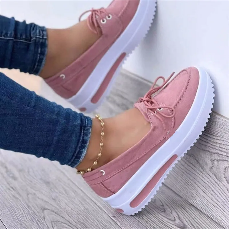 2022 Fall New Platform Sneakers Women's Fashion Lace Up Lightweight Breathable Canvas Shoes Casual Cozy Wedge Chaussure Femme
2022 Fall New Platform Sneakers Women's Fashion Lace Up Lightweight Breathable Canvas Shoes Casual Cozy Wedge Chaussure Femme