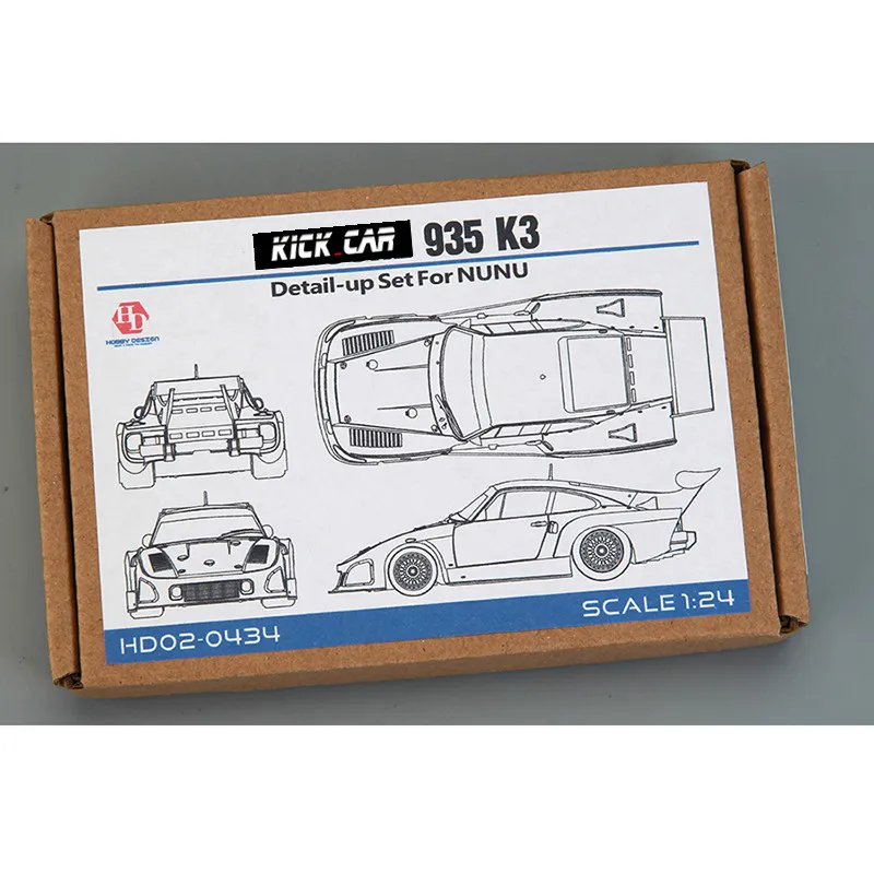 Hobby Design HD02-0434 1/24 Pors 935 K3 Detail-up Set Metal Model Car Modifications Set For Nunu
Hobby Design HD02-0434 1/24 Pors 935 K3 Detail-up Set Metal Model Car Modifications Set For Nunu