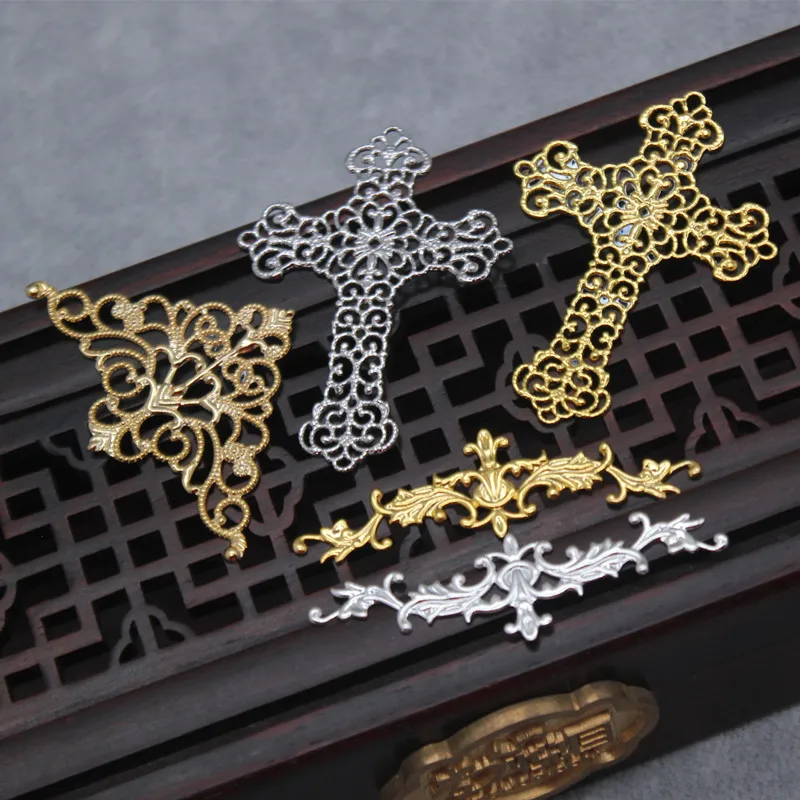 Halo crown Headband Bronze Tone Filigree Cross Wraps Connectors Metal Crafts Gift Decoration Handmade DIY accessories Charms
Halo crown Headband Bronze Tone Filigree Cross Wraps Connectors Metal Crafts Gift Decoration Handmade DIY accessories Charms
