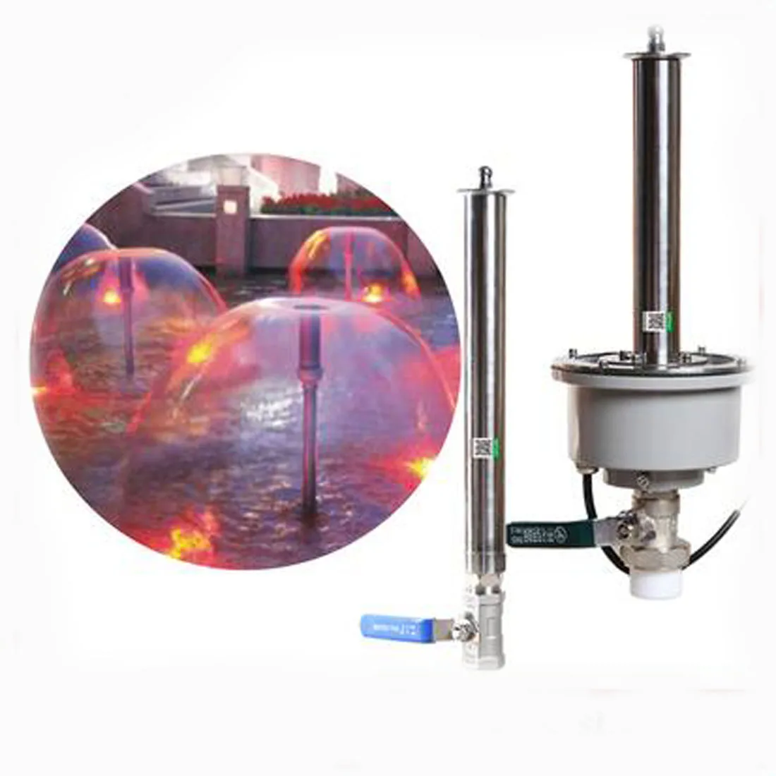 Mushroom nozzle with underwater lamp hole lamp colorful warm light LED strip valve combination fountain square waterscape landsc
Mushroom nozzle with underwater lamp hole lamp colorful warm light LED strip valve combination fountain square waterscape landsc