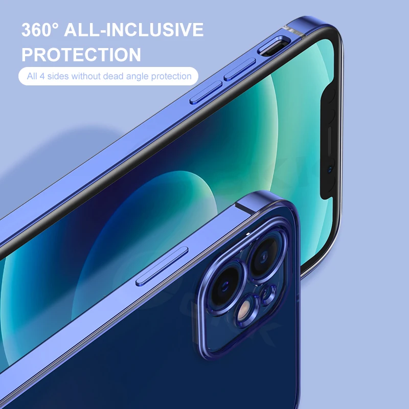 GKK Straight Plating TPU Case For IPhone X Xs 11 12 Pro Max Luxury Transparent Protection Cover For IPhone X Xs 11 12 Pro Max
GKK Straight Plating TPU Case For IPhone X Xs 11 12 Pro Max Luxury Transparent Protection Cover For IPhone X Xs 11 12 Pro Max