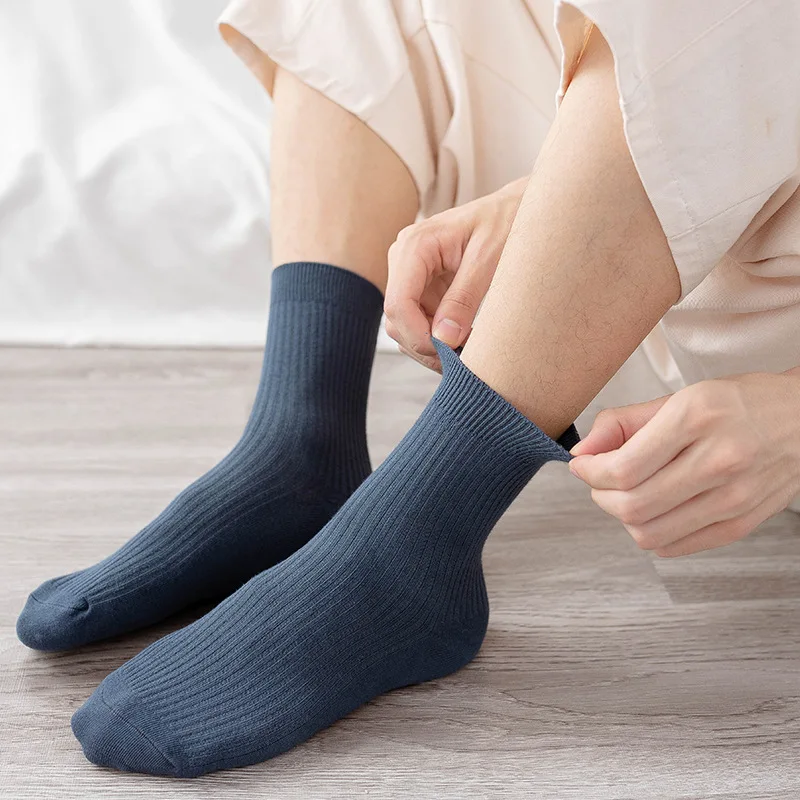 5 Pairs/Lot Men Thicken Socks Fashion Autumn Winter Warm Cotton Solid Color Sleep Male Bed Socks Male Crew Socks
5 Pairs/Lot Men Thicken Socks Fashion Autumn Winter Warm Cotton Solid Color Sleep Male Bed Socks Male Crew Socks