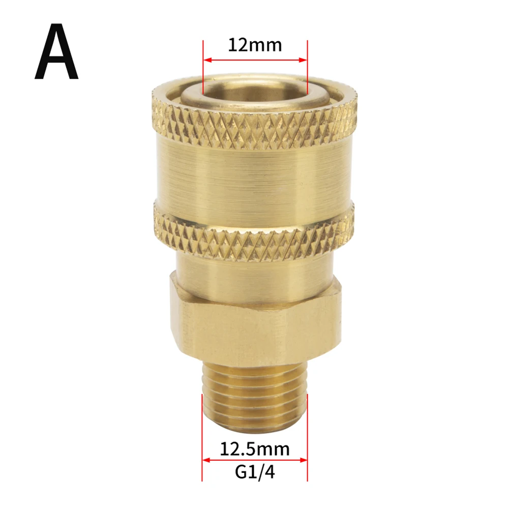

Male Fitting Quick Connector Garden Yard Copper Garden Joints Male Fitting Pressure Washer Coupling Quickly Disassemble