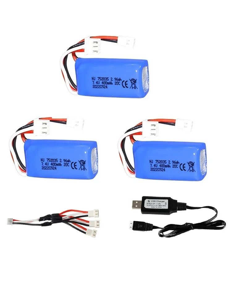 2S 7.4V 400mAh 20C 752035 Li-po battery XH2.54 plug for DM007 R/C drone R/C quadcopter R/C Air plane R/C cars truck helicopters
2S 7.4V 400mAh 20C 752035 Li-po battery XH2.54 plug for DM007 R/C drone R/C quadcopter R/C Air plane R/C cars truck helicopters