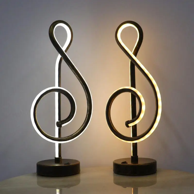 Minimalist Energy-saving Music Note Desk Lamps Modern Trichromatic Light Musical Note Night Light Led Table Lamp Home Decor
Minimalist Energy-saving Music Note Desk Lamps Modern Trichromatic Light Musical Note Night Light Led Table Lamp Home Decor