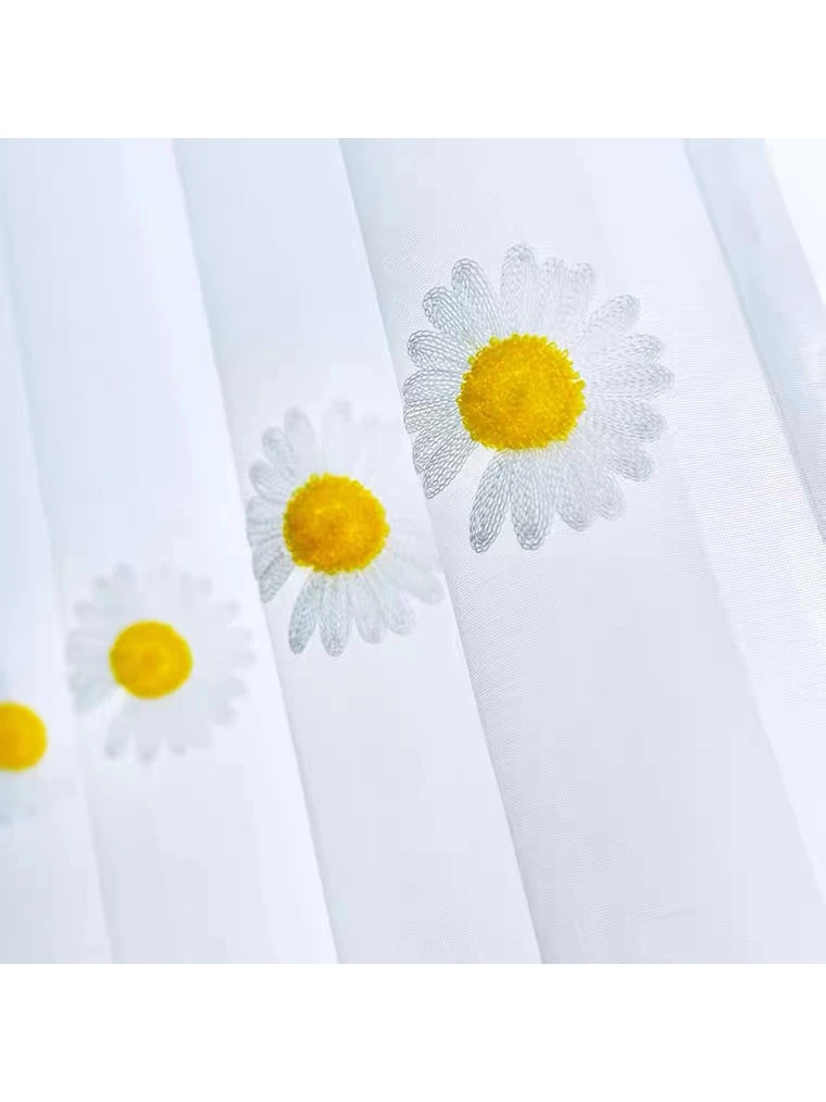 Embroidery White Small Daisy Tulle Curtains Flowers For Bedroom Balcony Window Veil Home Textiles Custom Sizes
Embroidery White Small Daisy Tulle Curtains Flowers For Bedroom Balcony Window Veil Home Textiles Custom Sizes