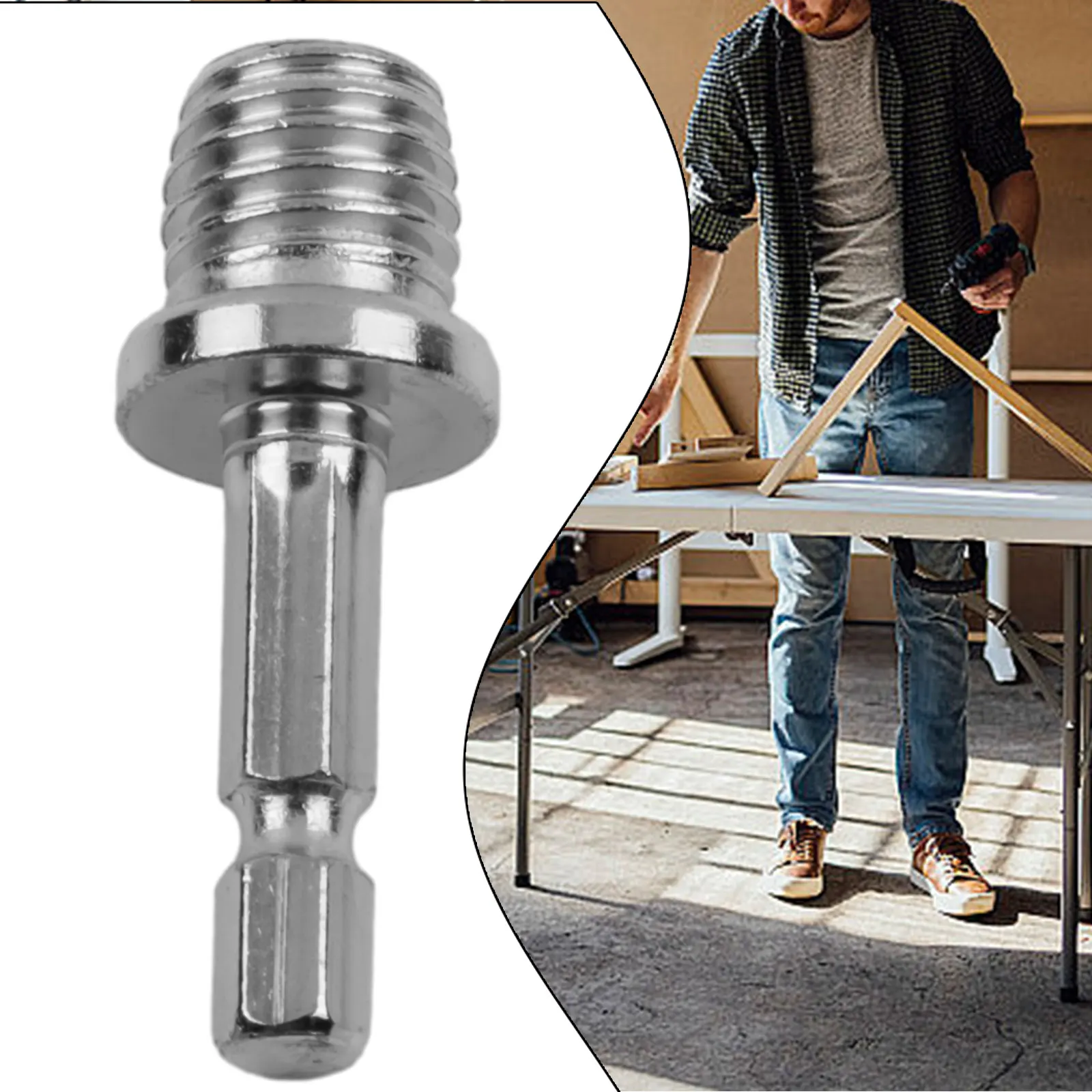 1pcs M14 Screw Drill Adapter Screw Thread Angle Mill For Electric Drill Hand Connection Adapter Rod Power Tools Accessories
1pcs M14 Screw Drill Adapter Screw Thread Angle Mill For Electric Drill Hand Connection Adapter Rod Power Tools Accessories