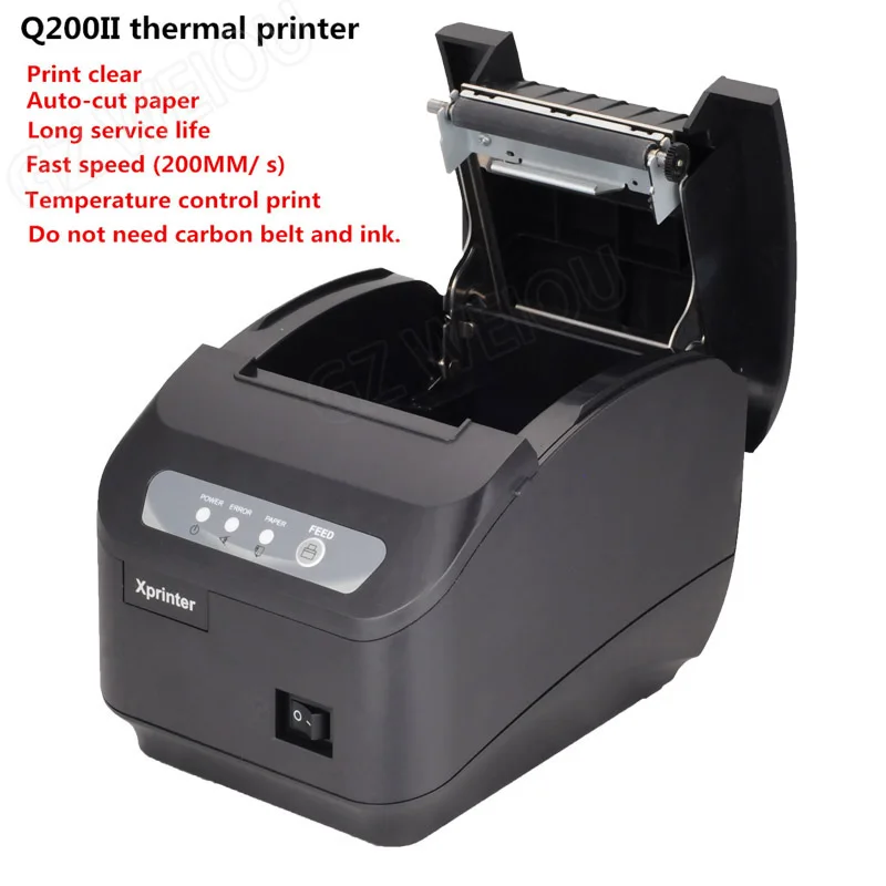 80mm Thermal printer USB POS cashier receipt printer for supermarket food beverage menu take-out clothing retail store
80mm Thermal printer USB POS cashier receipt printer for supermarket food beverage menu take-out clothing retail store