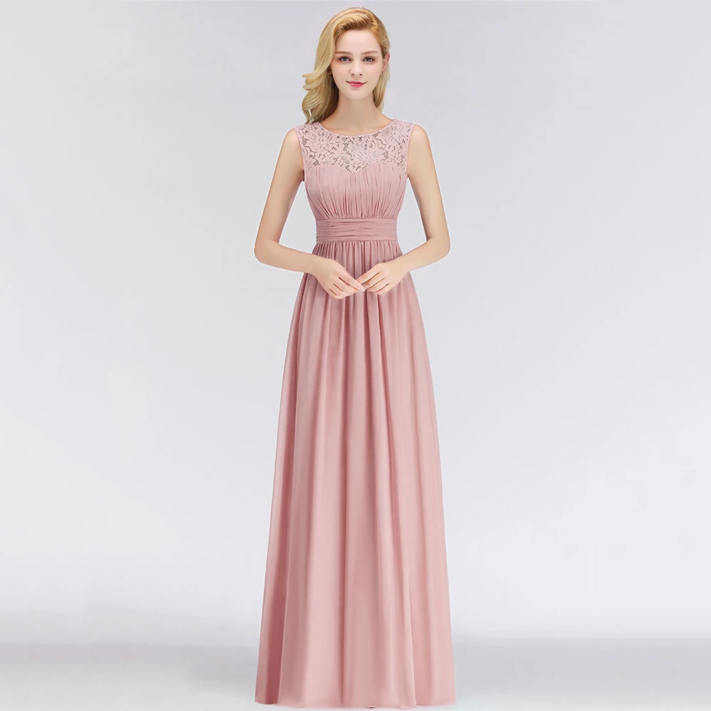 2022 Elegant O-Neck Dresses For Women Sleeveless Chiffon Bridesmaid Dress With Lace Appliques Floor Length A-Line Honor Of Dress
2022 Elegant O-Neck Dresses For Women Sleeveless Chiffon Bridesmaid Dress With Lace Appliques Floor Length A-Line Honor Of Dress