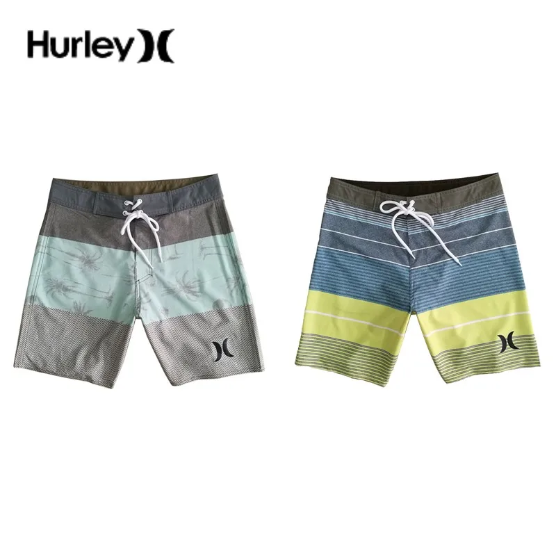 

Мужские плавки для плавания Hurley, водонепроницаемые быстросохнущие купальники, повседневная Одежда для дайвинга и серфинга, пляжные шорты, штаны для спортзала