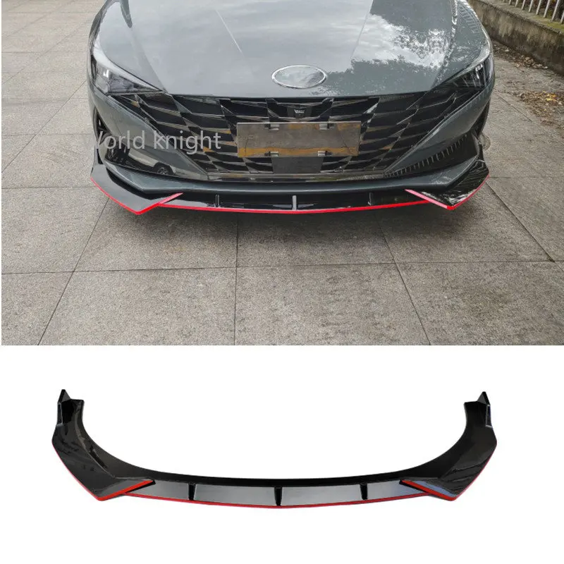 3Piece Car Front Bumper Lip spoiler For Hyundai Elantra 2021-2022 New Body Kit Spoiler Diffuser 3Pcs Front Bumper with Screw
3Piece Car Front Bumper Lip spoiler For Hyundai Elantra 2021-2022 New Body Kit Spoiler Diffuser 3Pcs Front Bumper with Screw