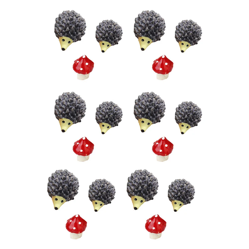 18pcs Useful Chic Mushroom Decor Mushroom and Hedgehog Ornament for Home Tabletop
18pcs Useful Chic Mushroom Decor Mushroom and Hedgehog Ornament for Home Tabletop